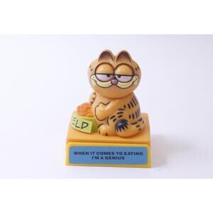 Garfield the Cat, Push Down Figure, Closes Eyes When Pushed Down, 1981,
